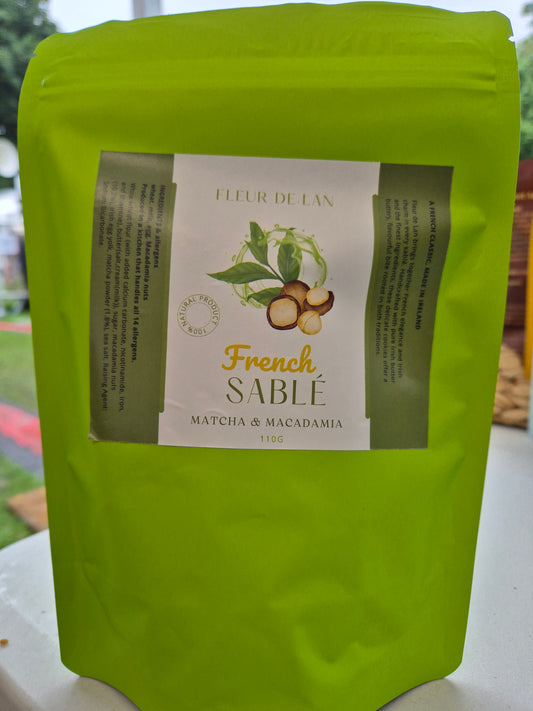 Matcha & Macadamia French Sablé Shortbread