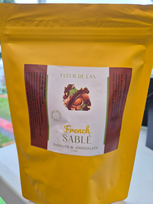 Hazelnut & Belgian Chocolate French Sablé Shortbread